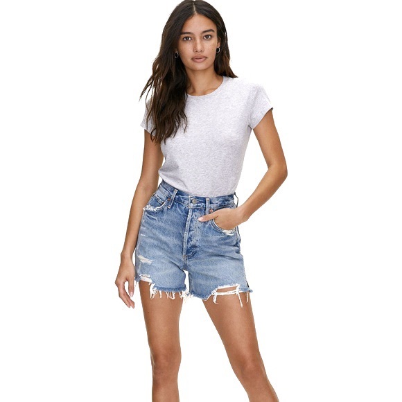 Agolde Pants - Agolde Dee Denim Shorts in “Richochet”